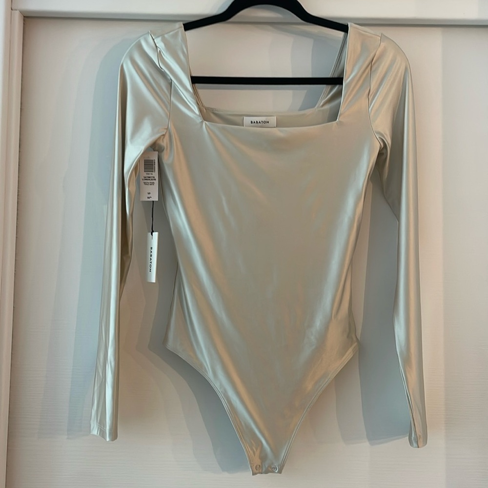 Aritzia Babaton Satin Bodysuit